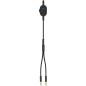 Lenovo Legion H300 Kabling Headset Grå